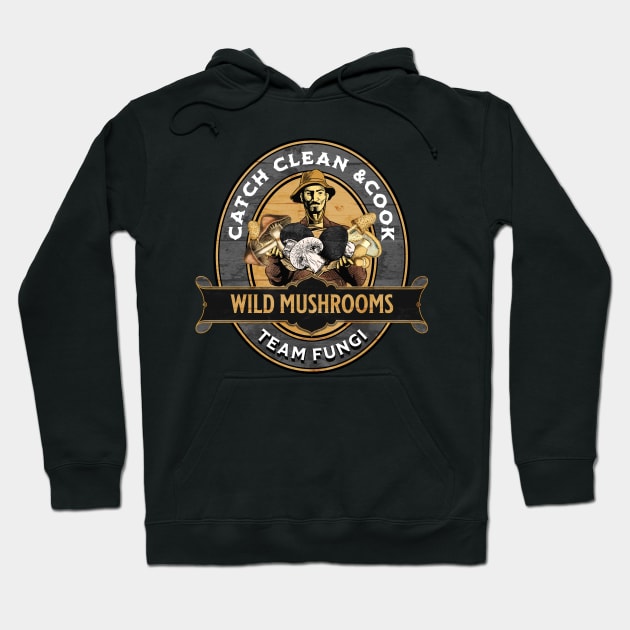 Wild Mushroom Hunter Hoodie by Worldengine